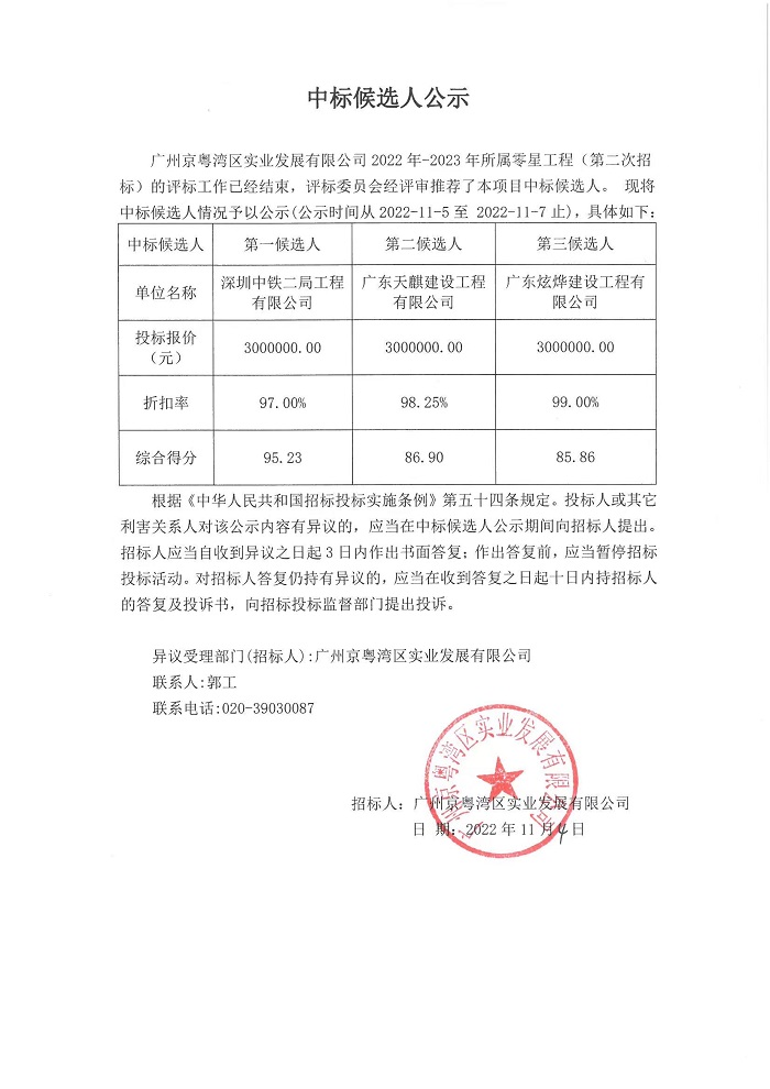 京粵灣公司2022年-2023年所屬零星工程（第二次招標(biāo)）中標(biāo)候選人公示.jpg